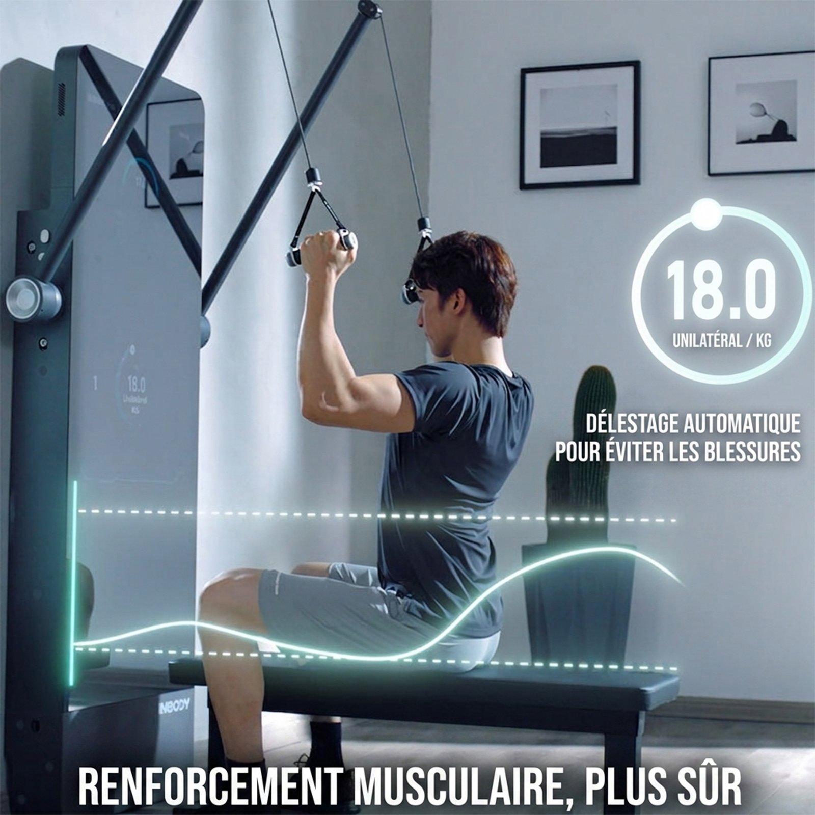 Miroir Fitness IMBODY Multifonction