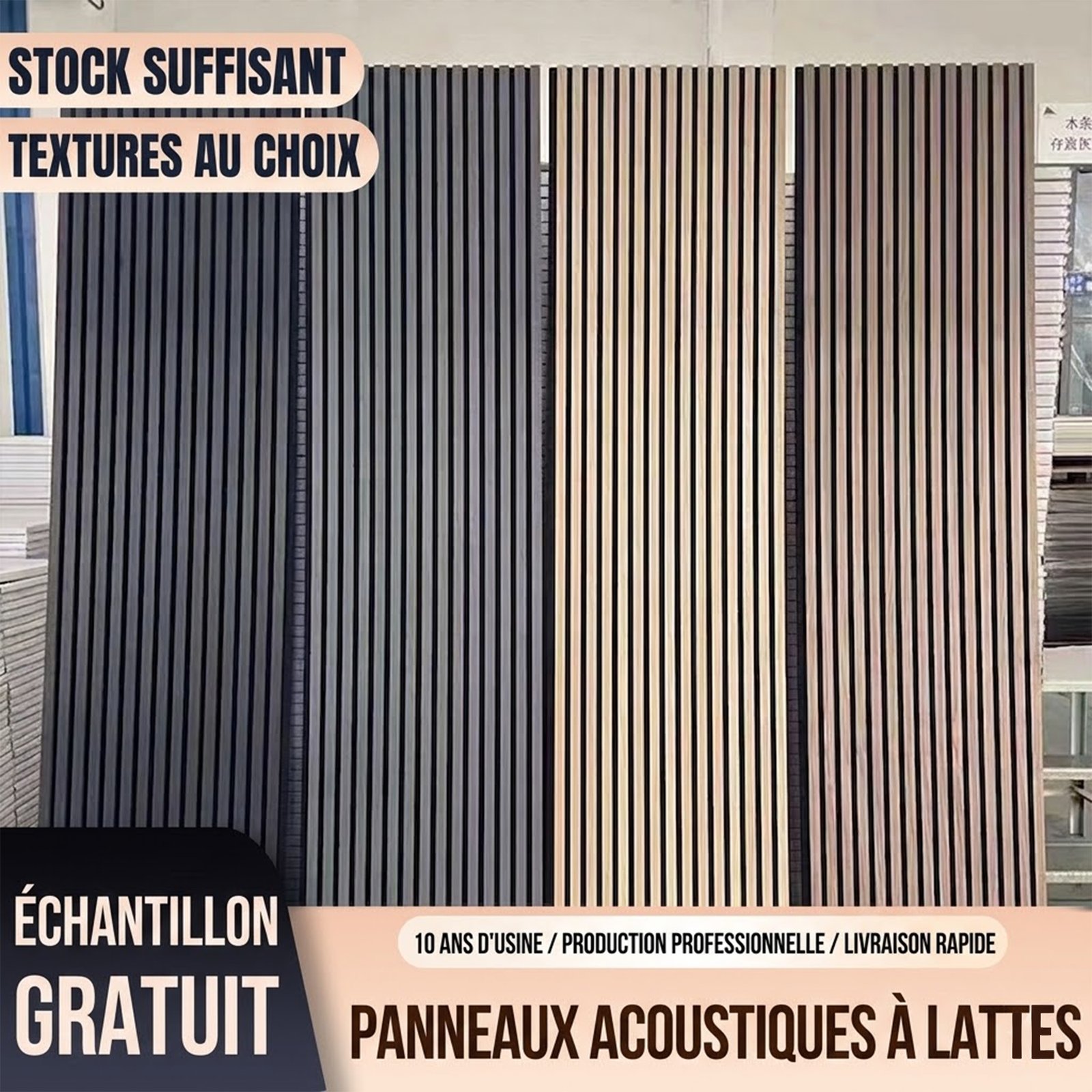Panneau acoustique PolyFibre mural