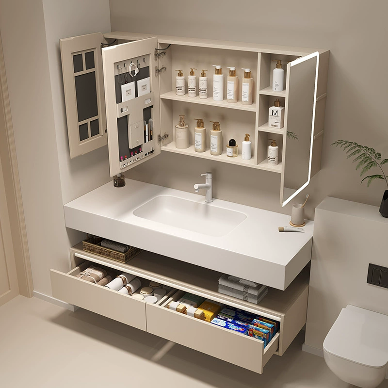 Meuble salle de bain double vasque en céramique